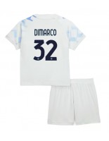Inter Milan Federico Dimarco #32 Venkovní dres pro děti 2025-26 Krátký Rukáv (+ trenýrky)